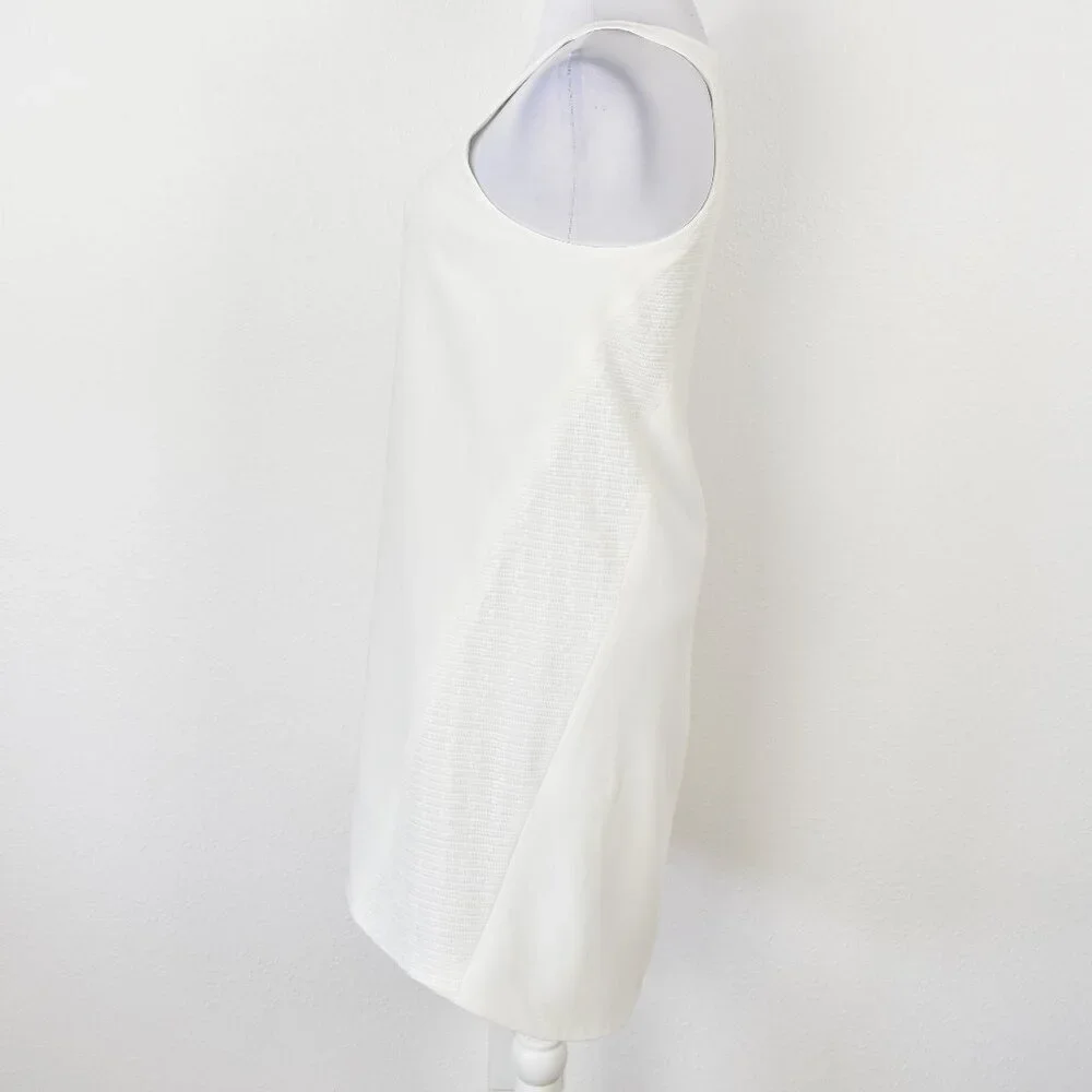 Rag & Bone Chieftain Textured Panel Racerback Tank Shift Mini Dress - 0 - Picture 7 of 9